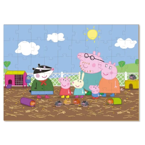 Puzzle Świnka Peppa 60 el. z figurką 200122